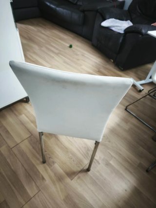 Sillas Comedor Tapizadas Blancas