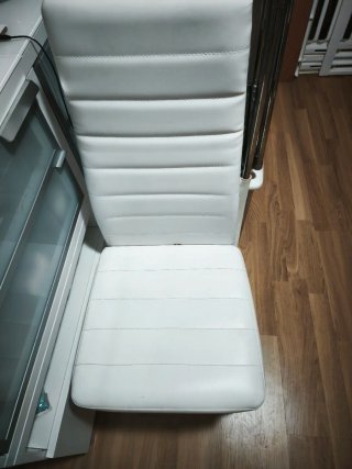 Sillas Comedor Tapizadas Blancas