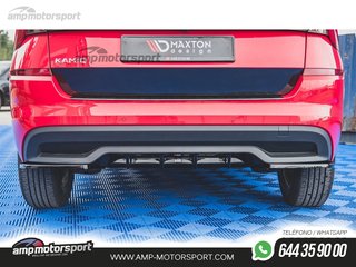 DIFUSOR TRASERO SKODA KAMIQ 2019-- LOOK CARBONO