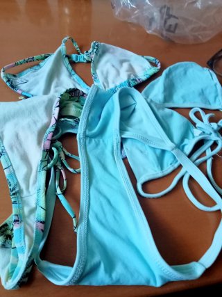 Set bikini triangolo slip brasiliana