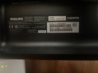 Monitor Philips 24" IPS Full HD