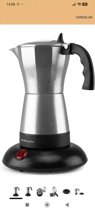 Cafetera Eléctrica Orbegozo KFE 660