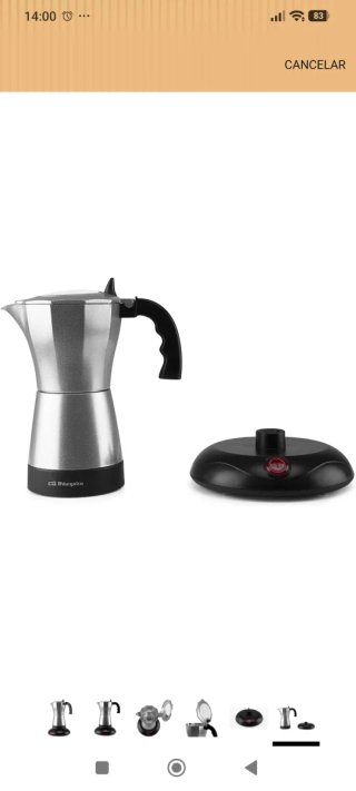 Cafetera Eléctrica Orbegozo KFE 660