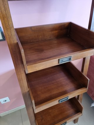 Estantería Escalera Madera Banak