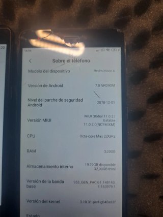 2 teléfonos LG, 1 xiaomi para piezas