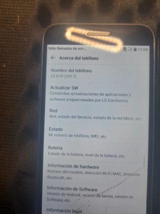 2 teléfonos LG, 1 xiaomi para piezas