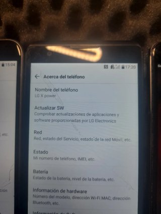 2 teléfonos LG, 1 xiaomi para piezas