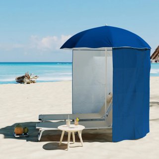 Parasol Terraza con Panel Lateral Ø220