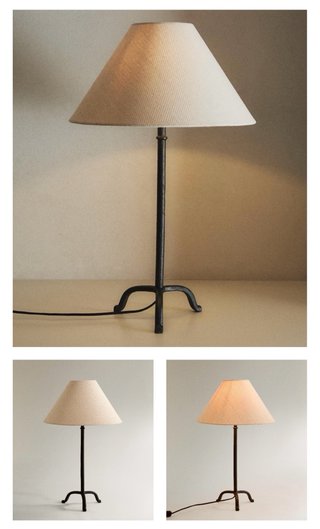Lámpara de mesa trípode
