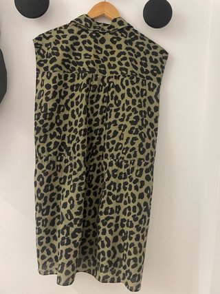 Vestido estampado animal print talla S