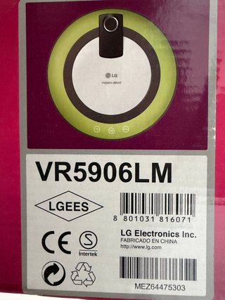 Robot Aspirador LG HOM-BOT (VR5906M)