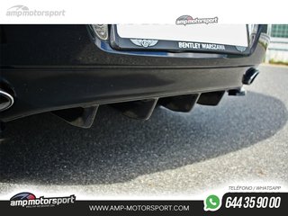 DIFUSOR TRASERO BENTLEY CONTINENTAL GT 2009-2012 NEGRO MATE