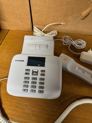 Telefono Fisso GSM PosteMobile Casa Bianco