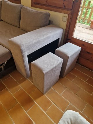 Sofá Cama Chaiselong Gris