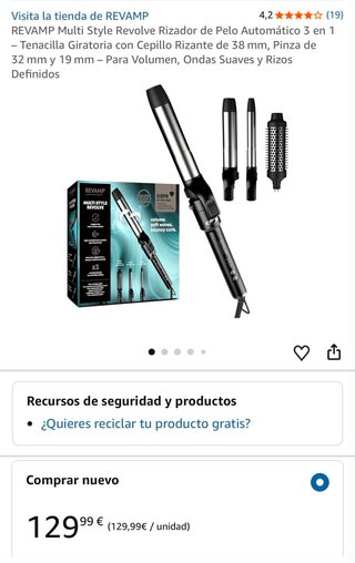 Rizador Pelo Automático REVAMP 3 en 1