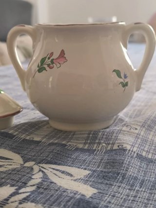 Azucarero Keller et Guérin Porcelana Francesa
