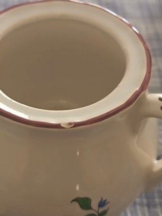 Azucarero Keller et Guérin Porcelana Francesa