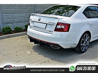 AÑADIDO TRASERO EN CNC PARA SKODA OCTAVIA RS MK3 BERLINA/KOMBI 2016-2019