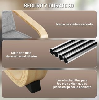 Sillón de salón con reposapiés