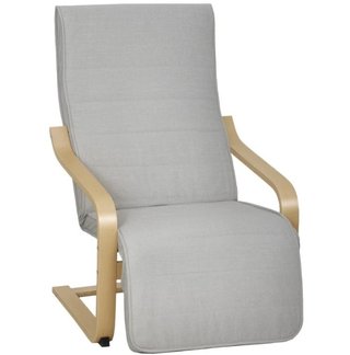 Sillón de salón con reposapiés