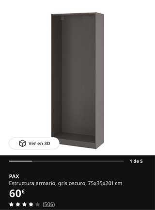 Armario Zapatero PAX ikea