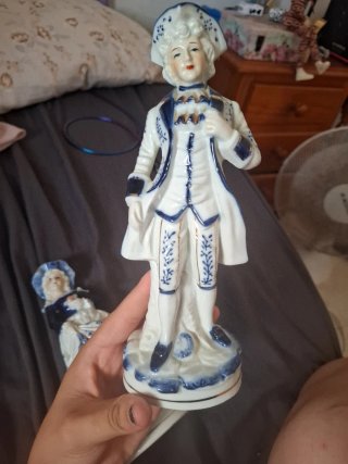 Figuras de porcelana estilo antiguo
