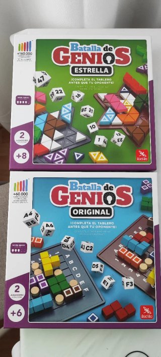 Lote Juegos de mesa Batalla de Genios (2 versiones