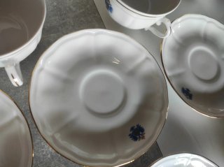 Set 8 Tazas Té Royal Kent Doble Asa