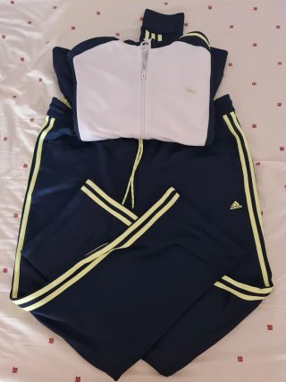 Conjunto Chándal Adidas Mujer Azul y Blanco