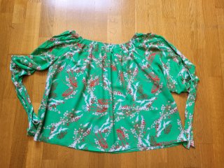 Top Zara Hombros Descubiertos Estampado Floral