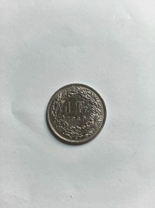 Lote 8 monedas Suiza