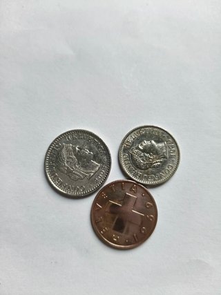 Lote 8 monedas Suiza