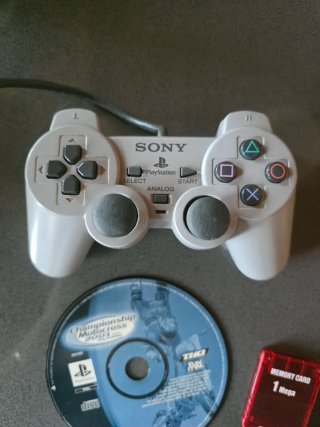Controller PS1 Dualshock + Gioco + Memory Card