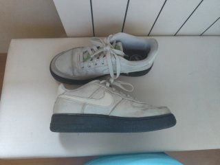 Nike Air Force 1 Talla 37.5 Verdes y Negras