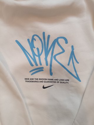 Sudadera Nike con capucha Home Swoosh blanco,azul
