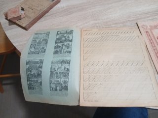 Cuadernos de caligrafía  antiguos