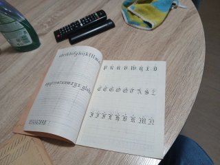 Cuadernos de caligrafía  antiguos