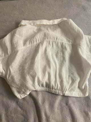 Camiseta Corta Zara Blanca, para niños, talla11-12