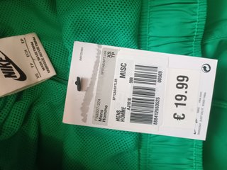 Pantalón Corto Nike Verano Verde blanco Hombre