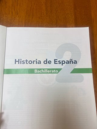 Historia de España 2 Bachillerato