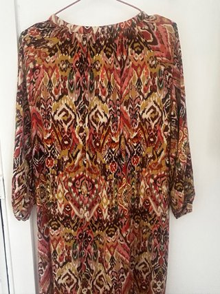Vestido Zara Multicolor Estampado