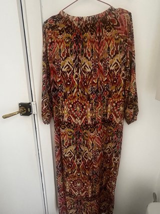 Vestido Zara Multicolor Estampado