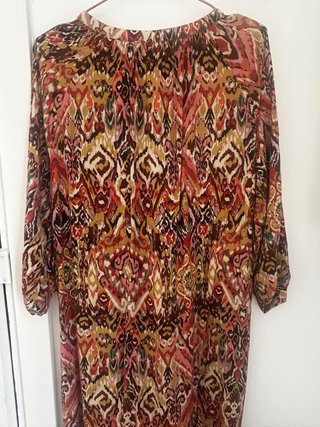 Vestido Zara Multicolor Estampado