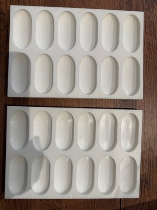 Molde silicone eclair individual.
