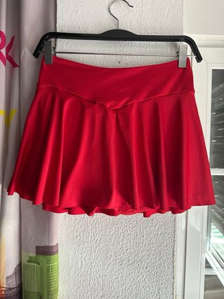 Falda de pádel roja talla M