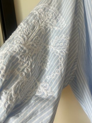 Vestido H&M Rayas Azules y Blancas