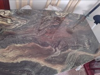 Mesa de Comedor de Mármol y Piedra