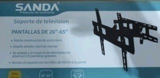 SOPORTE TV HASTA 65" PULGADAS A ESTRENAR
