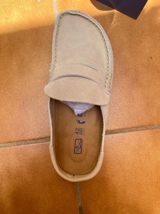Zueco Birkenstock Naples Beige Talla 42