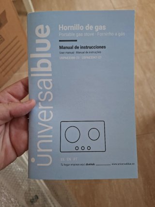 Cocina de gas Cares Adventure 6003B 3 fuegos